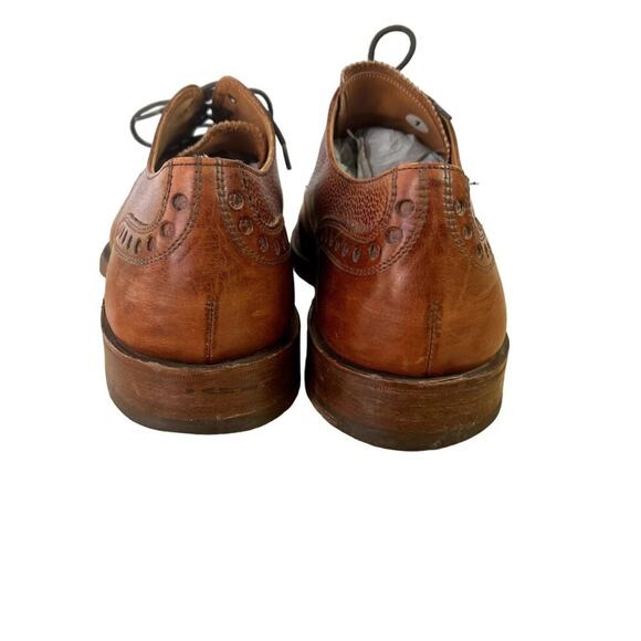 Florsheim Shoes Mens 10 Lace Up Oxfords Battalion Faconnable Leather England main image 11